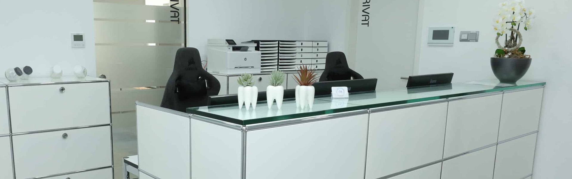 Empfang der Kieferorthopädie in Aalen